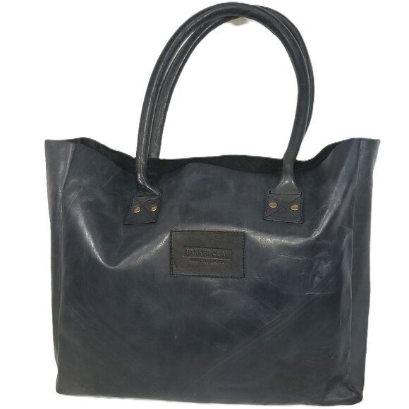 Parker Clay Merkato Signature Tote Navy Blue - Picture 1 of 14